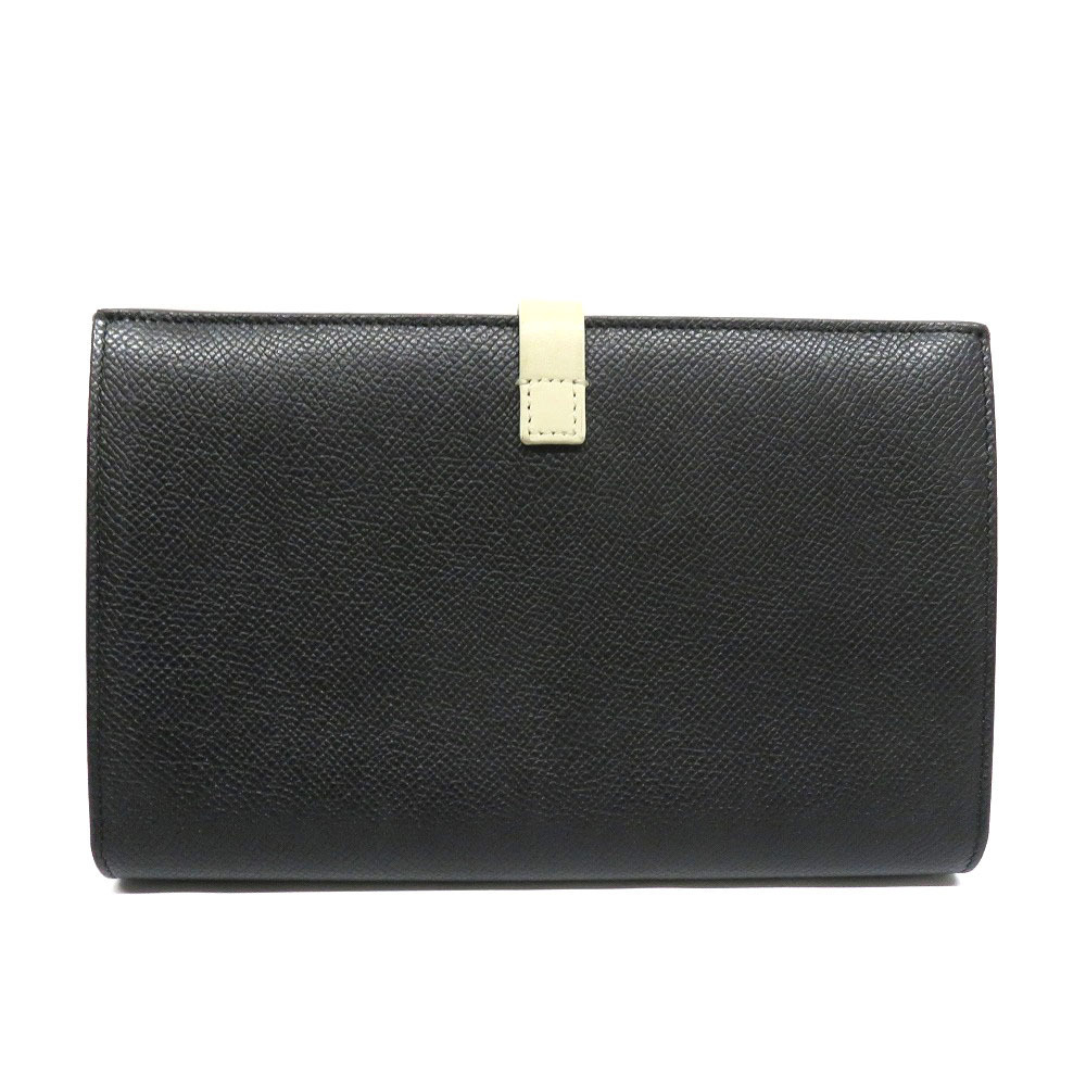 Celine Long Function Strap Black Multi Wallet Lea… - image 1